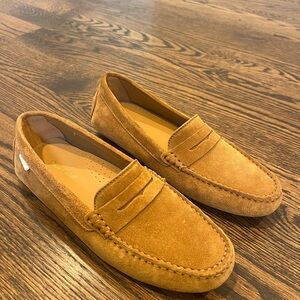 Oliver Cabell Tan Suede Loafers
